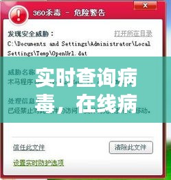 实时查询病毒，在线病毒查杀 