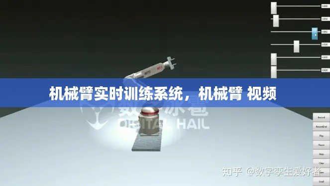 机械臂实时训练系统，机械臂 视频 