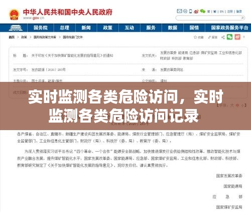 实时监测各类危险访问，实时监测各类危险访问记录 