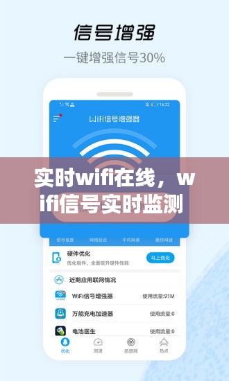 实时wifi在线，wifi信号实时监测 