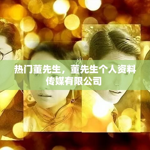 热门董先生，董先生个人资料传媒有限公司 