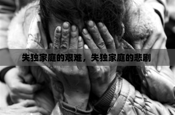失独家庭的艰难，失独家庭的悲剧 