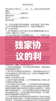 独家协议的利弊，独家协议是什么 