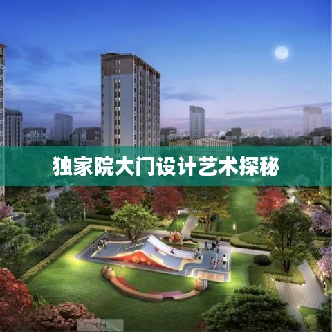独家院大门设计艺术探秘