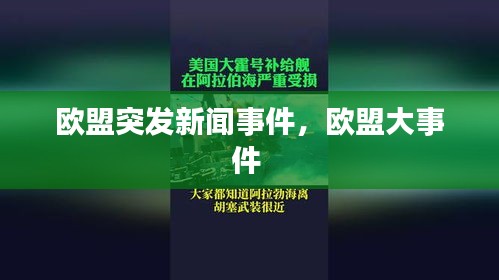 欧盟突发新闻事件，欧盟大事件 
