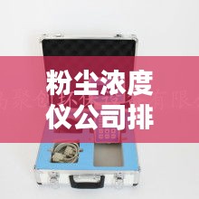 粉尘浓度仪公司排名及行业影响力解析