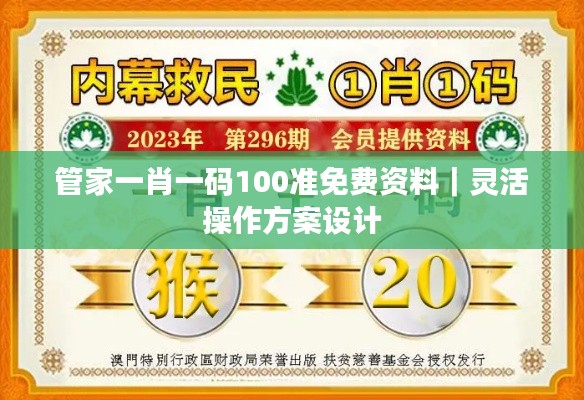 管家一肖一码100准免费资料｜灵活操作方案设计