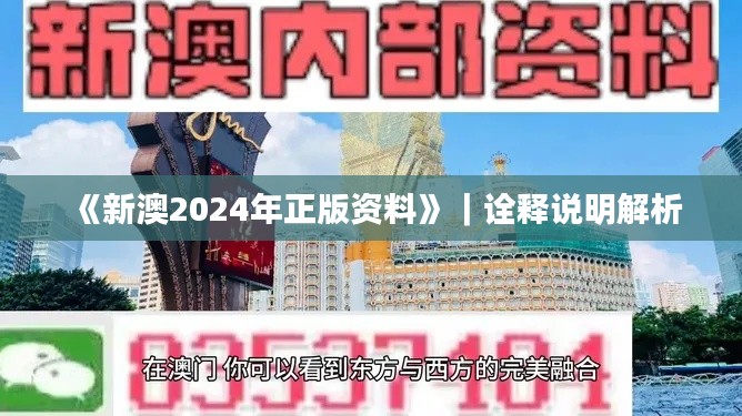 《新澳2024年正版资料》｜诠释说明解析