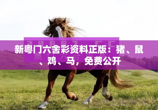新粤门六舍彩资料正版：猪、鼠、鸡、马，免费公开