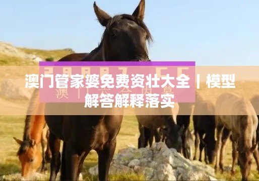 澳门管家婆免费资壮大全｜模型解答解释落实
