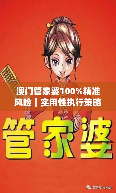 澳门管家婆100%精准风险｜实用性执行策略讲解