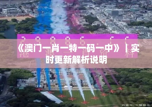 《澳门一肖一特一码一中》｜实时更新解析说明