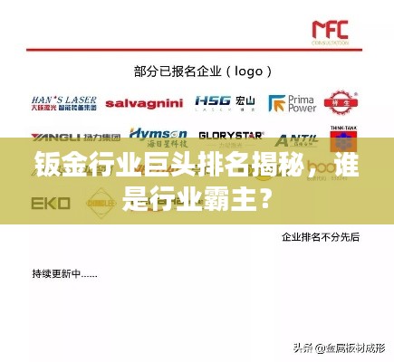 钣金行业巨头排名揭秘，谁是行业霸主？