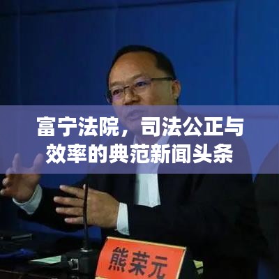富宁法院，司法公正与效率的典范新闻头条