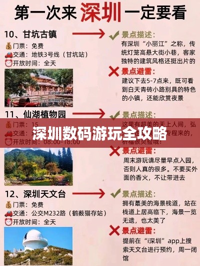 深圳数码游玩全攻略