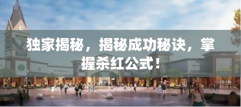 独家揭秘，揭秘成功秘诀，掌握杀红公式！