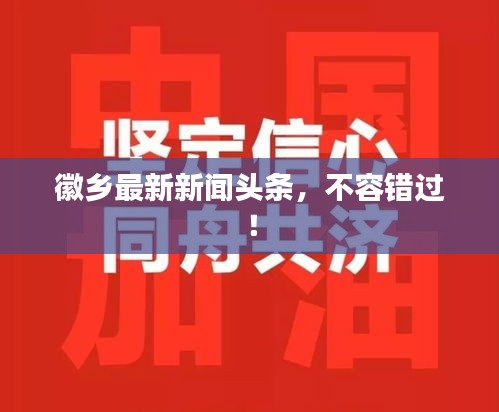 徽乡最新新闻头条，不容错过！