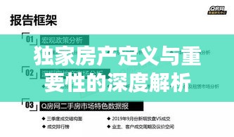 独家房产定义与重要性的深度解析