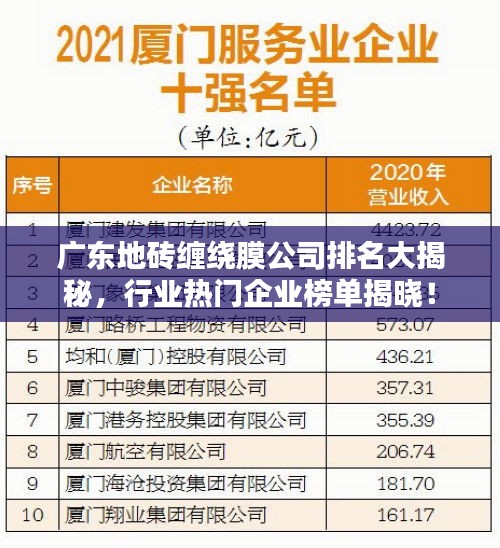 广东地砖缠绕膜公司排名大揭秘，行业热门企业榜单揭晓！