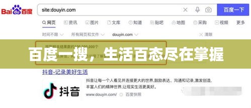 百度一搜，生活百态尽在掌握