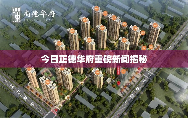今日正德华府重磅新闻揭秘