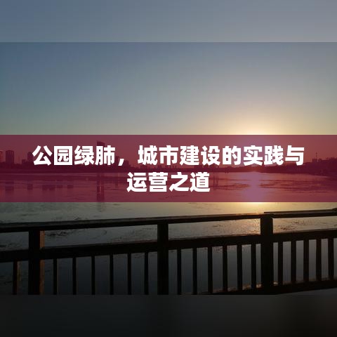公园绿肺，城市建设的实践与运营之道