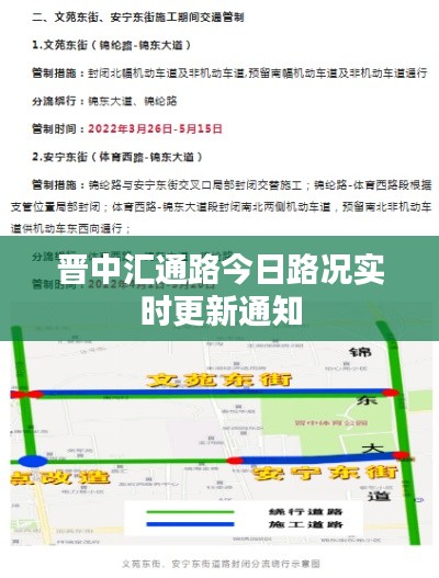 晋中汇通路今日路况实时更新通知