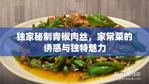 独家秘制青椒肉丝，家常菜的诱惑与独特魅力