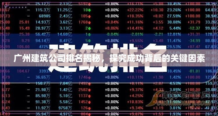 广州建筑公司排名揭秘，探究成功背后的关键因素