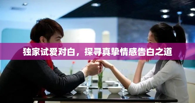 独家试爱对白，探寻真挚情感告白之道