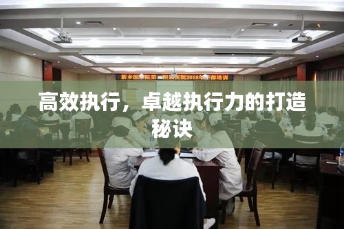 高效执行，卓越执行力的打造秘诀