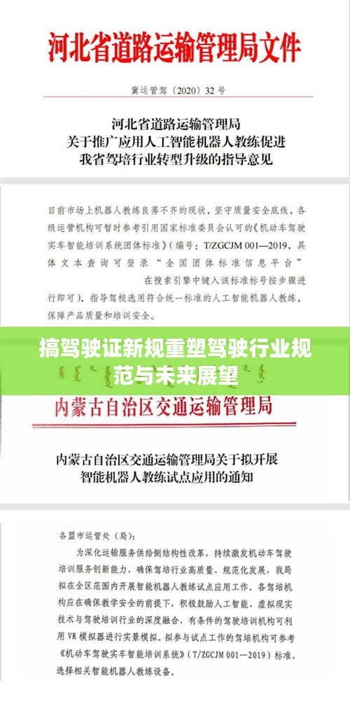 搞驾驶证新规重塑驾驶行业规范与未来展望