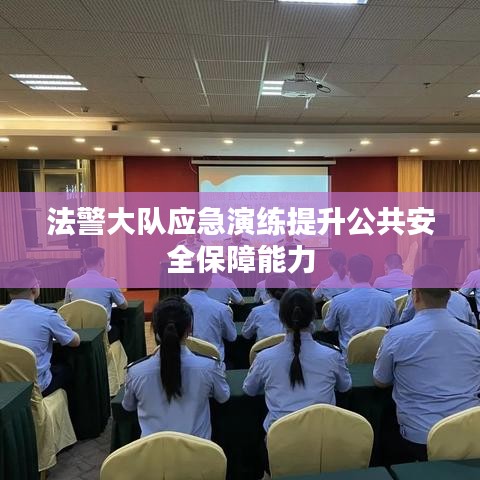 法警大队应急演练提升公共安全保障能力