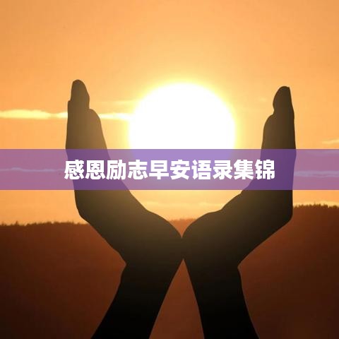 感恩励志早安语录集锦