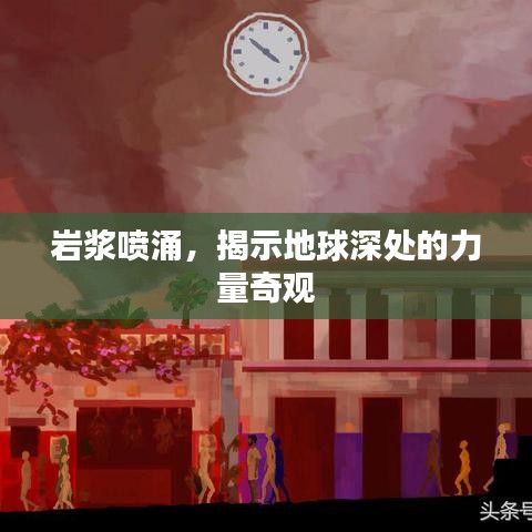 岩浆喷涌，揭示地球深处的力量奇观