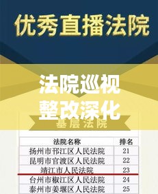 法院巡视整改深化法治建设，提升司法公信力，司法公正的有力保障