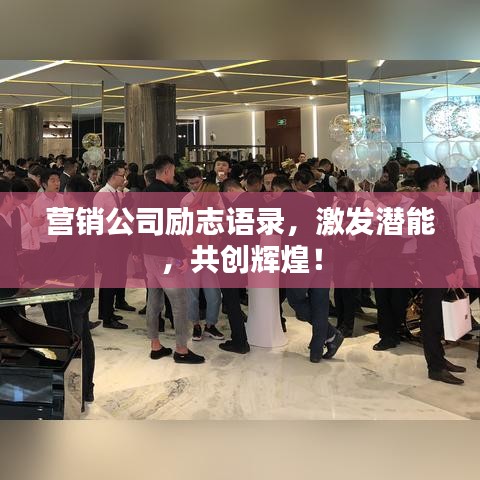 营销公司励志语录，激发潜能，共创辉煌！