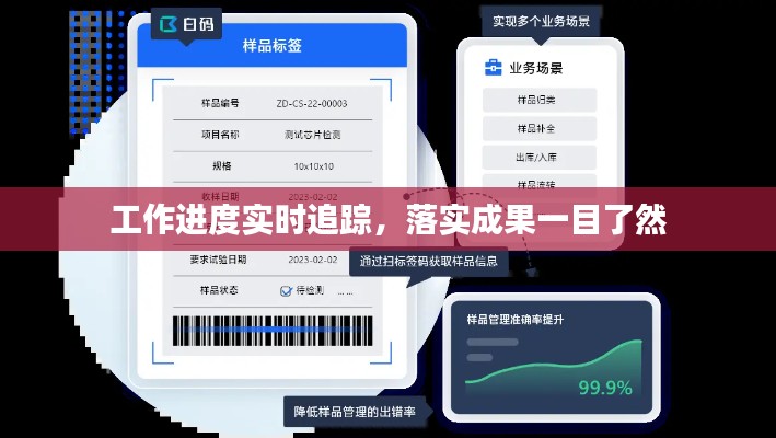 工作进度实时追踪，落实成果一目了然