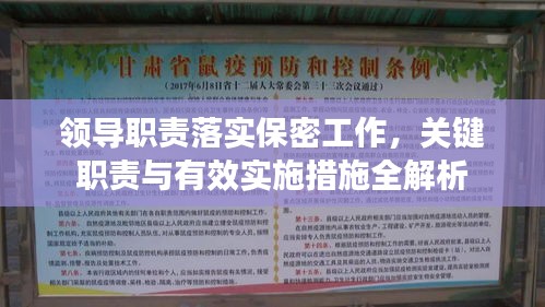 领导职责落实保密工作，关键职责与有效实施措施全解析
