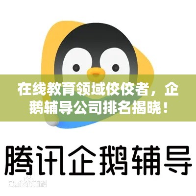 在线教育领域佼佼者，企鹅辅导公司排名揭晓！