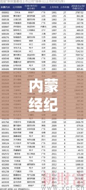 内蒙经纪公司排名揭晓，哪些公司脱颖而出？