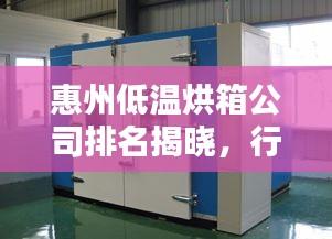 惠州低温烘箱公司排名揭晓，行业领先的几家企业榜单出炉！