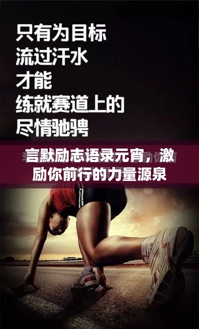 言默励志语录元宵，激励你前行的力量源泉