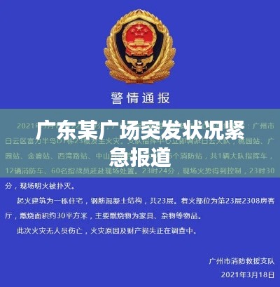 广东某广场突发状况紧急报道