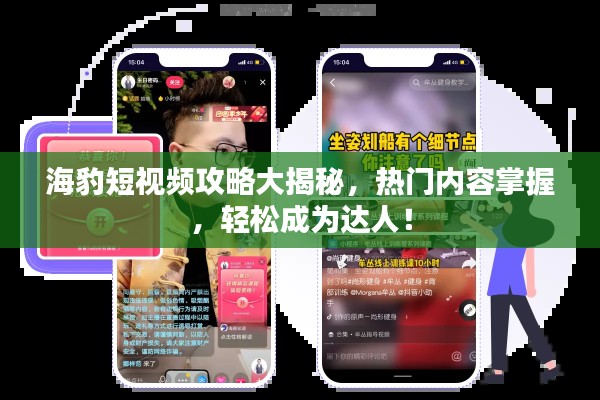 海豹短视频攻略大揭秘，热门内容掌握，轻松成为达人！