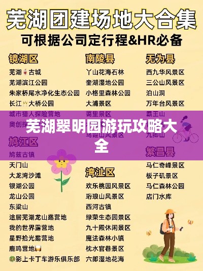 芜湖翠明园游玩攻略大全